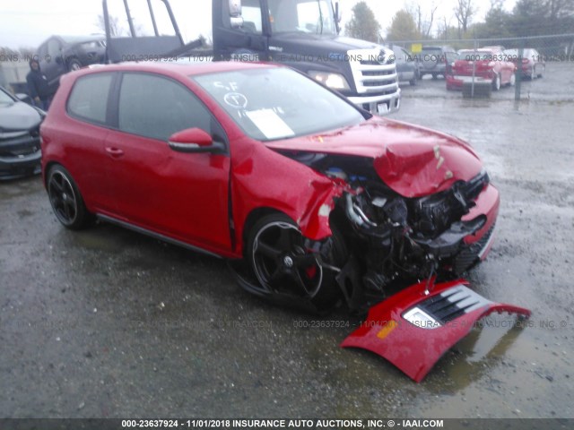 WVWED7AJ6AW239027 - 2010 VOLKSWAGEN GTI RED photo 1