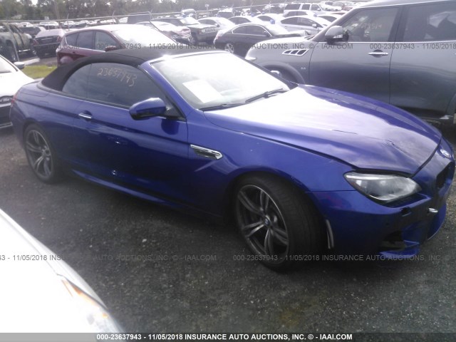 WBSLZ9C57CC985567 - 2012 BMW M6 BLUE photo 1