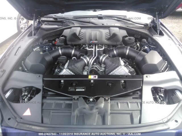 WBSLZ9C57CC985567 - 2012 BMW M6 BLUE photo 10