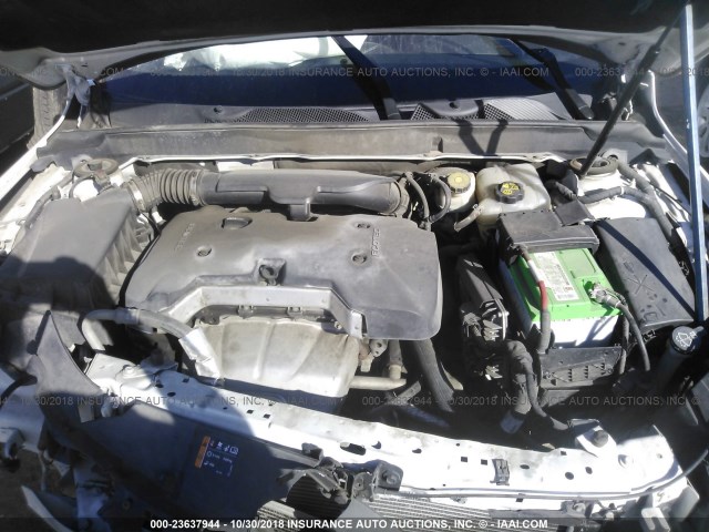 1G11C5SA1DF192698 - 2013 CHEVROLET MALIBU 1LT WHITE photo 10