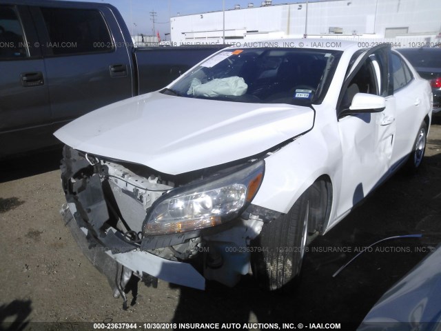 1G11C5SA1DF192698 - 2013 CHEVROLET MALIBU 1LT WHITE photo 2