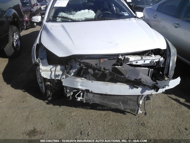 1G11C5SA1DF192698 - 2013 CHEVROLET MALIBU 1LT WHITE photo 6