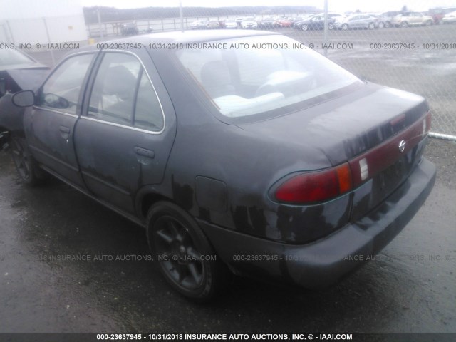 1N4AB41D5TC717364 - 1996 NISSAN SENTRA E/XE/GXE/GLE BLACK photo 3