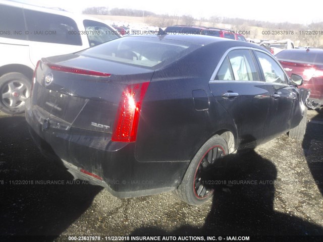 1G6AG5RX7E0163462 - 2014 CADILLAC ATS BLACK photo 4