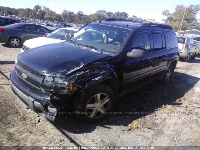 1GNET16S356124786 - 2005 CHEVROLET TRAILBLAZER EXT LS/EXT LT BLACK photo 2