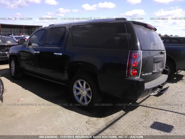 1GKFK66818J223226 - 2008 GMC YUKON XL DENALI BLACK photo 3