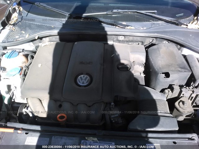 1VWAP7A30CC063682 - 2012 VOLKSWAGEN PASSAT S SILVER photo 10