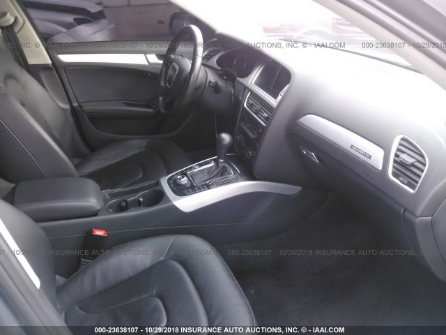 WAUFFAFL2CA116828 - 2012 AUDI A4 PREMIUM PLUS GRAY photo 5