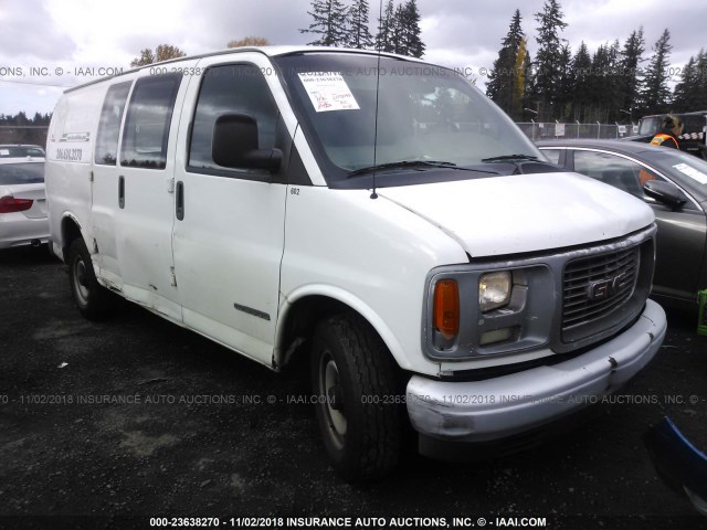 1GTFG25M011903595 - 2001 GMC SAVANA G2500 WHITE photo 1