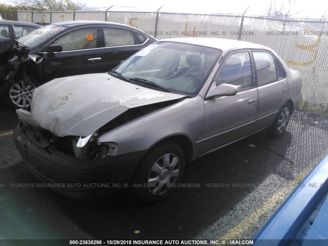 2T1BR18EXWC050035 - 1998 TOYOTA COROLLA VE/CE/LE 金色 照片 2