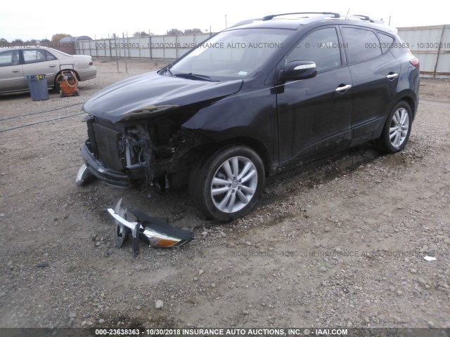 KM8JU3AC5DU590113 - 2013 HYUNDAI TUCSON GLS/LIMITED 黑色 照片 2