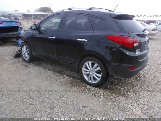 KM8JU3AC5DU590113 - 2013 HYUNDAI TUCSON GLS/LIMITED 黑色 照片 3