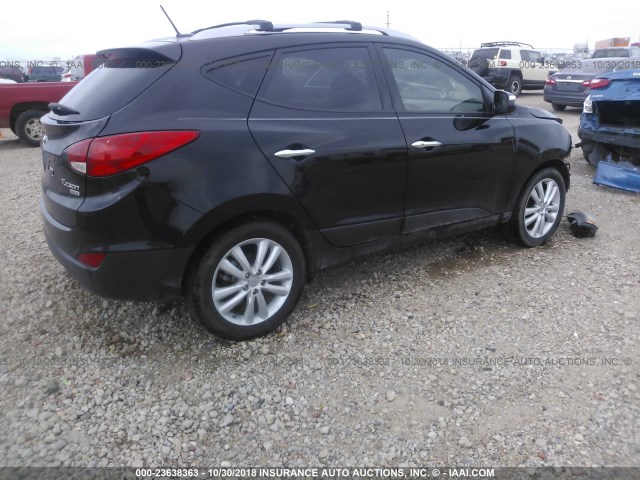 KM8JU3AC5DU590113 - 2013 HYUNDAI TUCSON GLS/LIMITED 黑色 照片 4