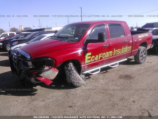 3D7LX39C26G161113 - 2006 DODGE RAM 3500 RED photo 2