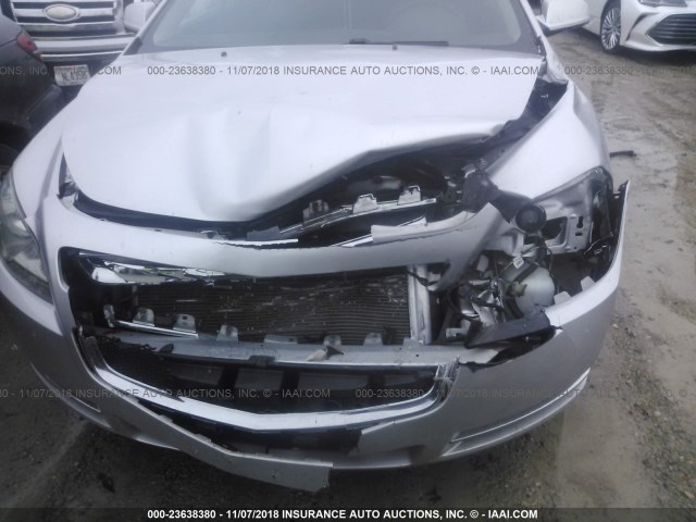 1G1ZC5E08AF323580 - 2010 CHEVROLET MALIBU 1LT SILVER photo 6
