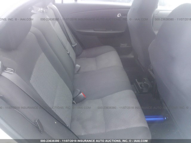 1G1ZC5E08AF323580 - 2010 CHEVROLET MALIBU 1LT SILVER photo 8
