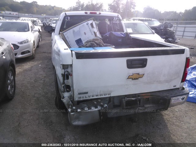 1GCEC19C68Z209170 - 2008 CHEVROLET SILVERADO C1500 WHITE photo 6