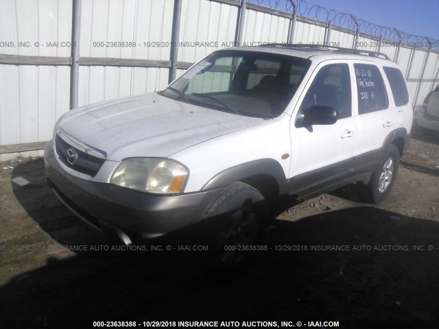 4F2YU09121KM09898 - 2001 MAZDA TRIBUTE LX/ES 白色 照片 2