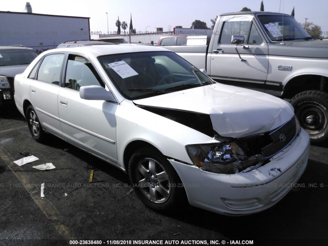 4T1BF28B82U245161 - 2002 TOYOTA AVALON XL/XLS WHITE photo 1