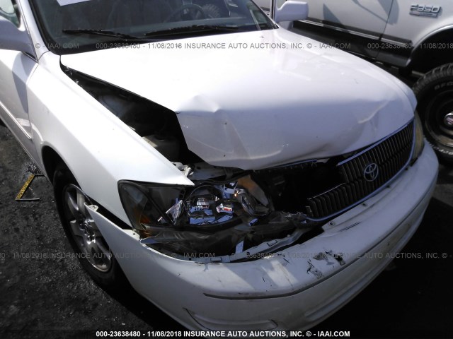 4T1BF28B82U245161 - 2002 TOYOTA AVALON XL/XLS WHITE photo 6