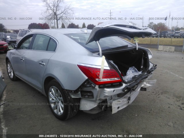 1G4GB5G34GF102765 - 2016 BUICK LACROSSE SILVER photo 3