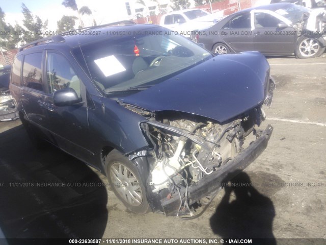 5TDKK4CC1AS322421 - 2010 TOYOTA SIENNA CE/LE BLUE photo 1