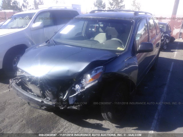 5TDKK4CC1AS322421 - 2010 TOYOTA SIENNA CE/LE BLUE photo 2