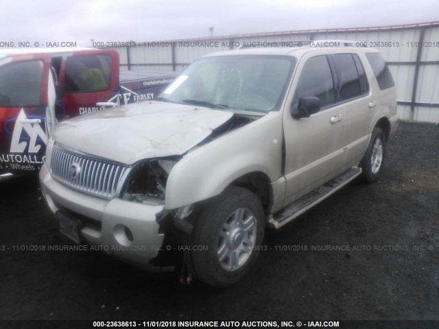 4M2DU86W04ZJ34406 - 2004 MERCURY MOUNTAINEER  GOLD photo 2