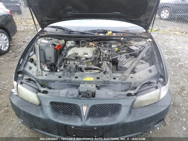 1G2WK52J9YF325685 - 2000 PONTIAC GRAND PRIX SE1 GREEN photo 10