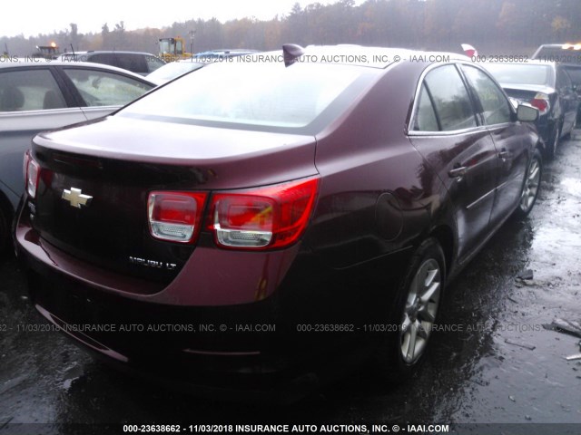 1G11C5SL0FF182328 - 2015 CHEVROLET MALIBU 1LT მუქწითელი ფოტო 4