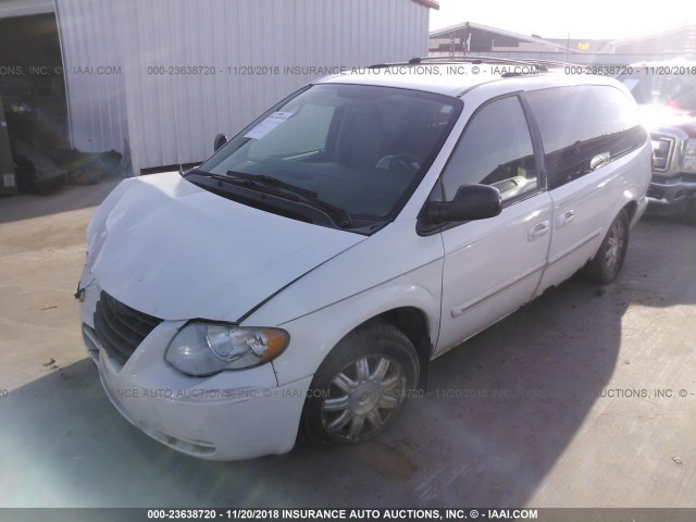 2A4GP54L37R209254 - 2007 CHRYSLER TOWN & COUNTRY TOURING WHITE photo 2