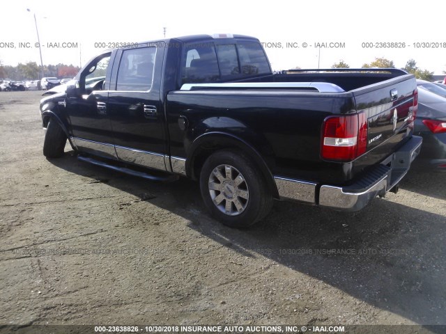 5LTPW16516FJ09768 - 2006 LINCOLN MARK LT BLACK photo 3