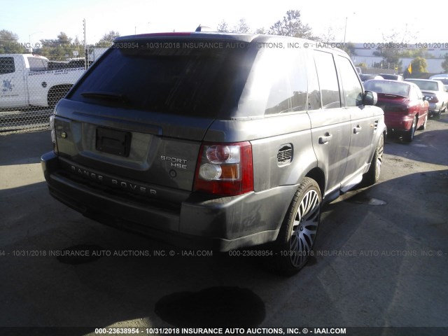 SALSF25486A923448 - 2006 LAND ROVER RANGE ROVER SPORT HSE GRAY photo 4