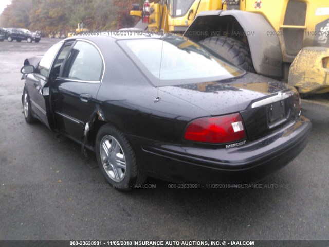 1MEHM55S81A636268 - 2001 MERCURY SABLE LS PREMIUM BLACK photo 3