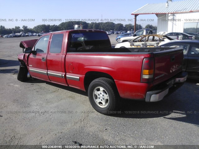 2GCEC19V511196282 - 2001 CHEVROLET SILVERADO C1500 RED photo 3