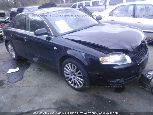 WAUDF78E06A047554 - 2006 AUDI A4 2.0T QUATTRO BLACK photo 1