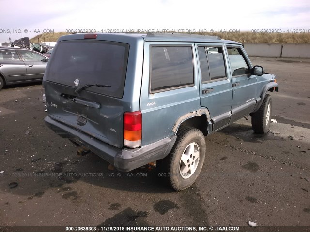 1J4FF68S6XL554860 - 1999 JEEP CHEROKEE SPORT/CLASSIC BLUE photo 4