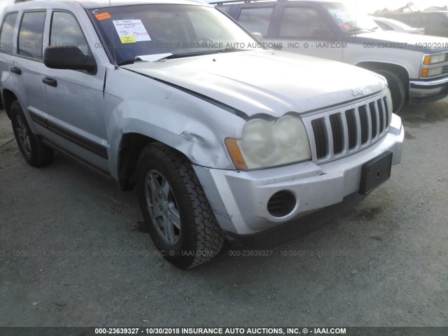 1J4GS48K75C569465 - 2005 JEEP GRAND CHEROKEE LAREDO/COLUMBIA/FREEDOM 银色 照片 6