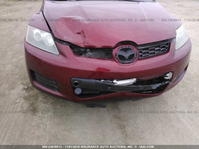 JM3ER293180209366 - 2008 MAZDA CX-7 RED photo 6