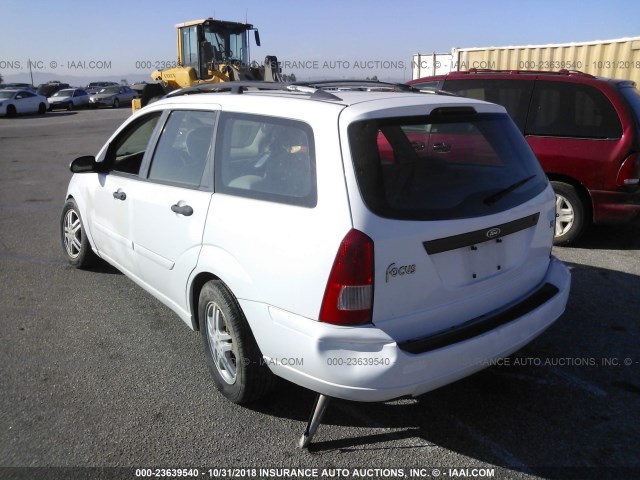 1FAFP36311W181963 - 2001 FORD FOCUS SE/SE COMFORT WHITE photo 3