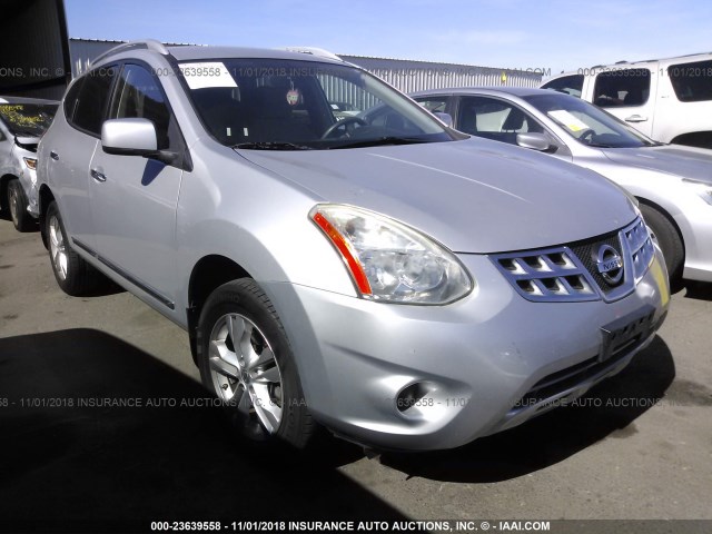 JN8AS5MT6CW277905 - 2012 NISSAN ROGUE S/SV SILVER photo 1