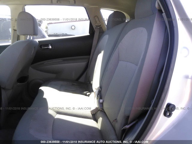 JN8AS5MT6CW277905 - 2012 NISSAN ROGUE S/SV SILVER photo 8