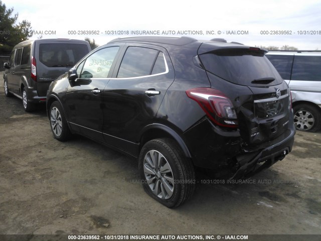 KL4CJASB4HB011723 - 2017 BUICK ENCORE PREFERRED BLACK photo 3