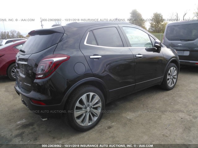 KL4CJASB4HB011723 - 2017 BUICK ENCORE PREFERRED BLACK photo 4