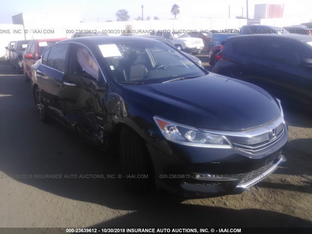 1HGCR2F54HA275069 - 2017 HONDA ACCORD SPORT BLACK photo 1