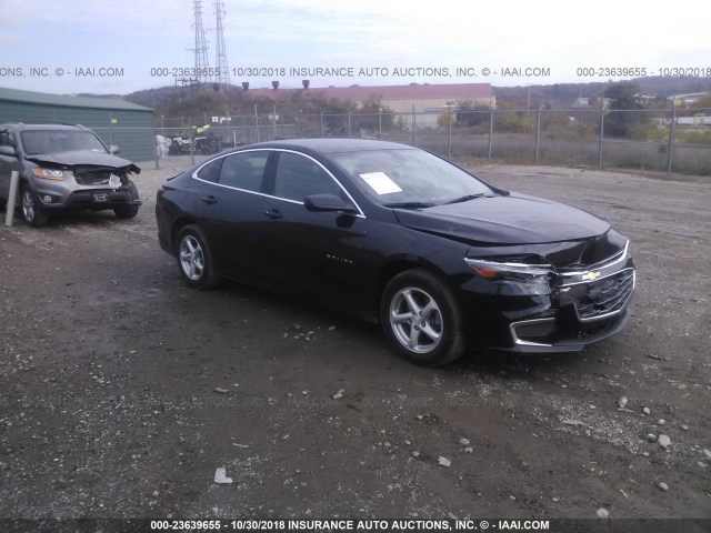 1G1ZB5ST2GF336674 - 2016 CHEVROLET MALIBU LS BLACK photo 1