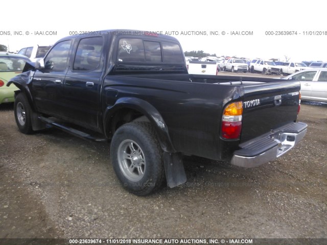 5TEGN92N84Z378540 - 2004 TOYOTA TACOMA DOUBLE CAB PRERUNNER BLACK photo 3