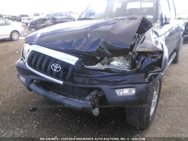 5TEGN92N84Z378540 - 2004 TOYOTA TACOMA DOUBLE CAB PRERUNNER BLACK photo 6