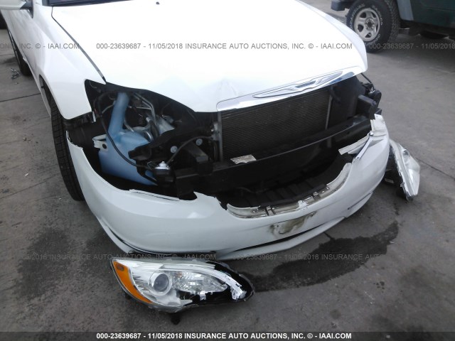 1C3CCBAB2EN122194 - 2014 CHRYSLER 200 LX WHITE photo 6