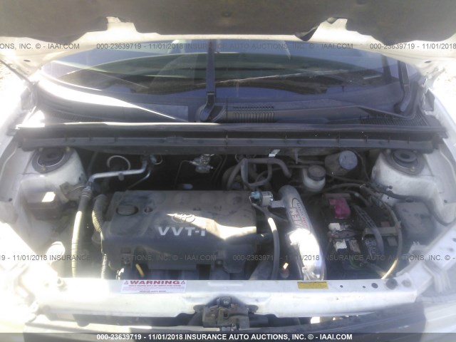 JTLKT324554015731 - 2005 TOYOTA SCION XB Ақ фото 10